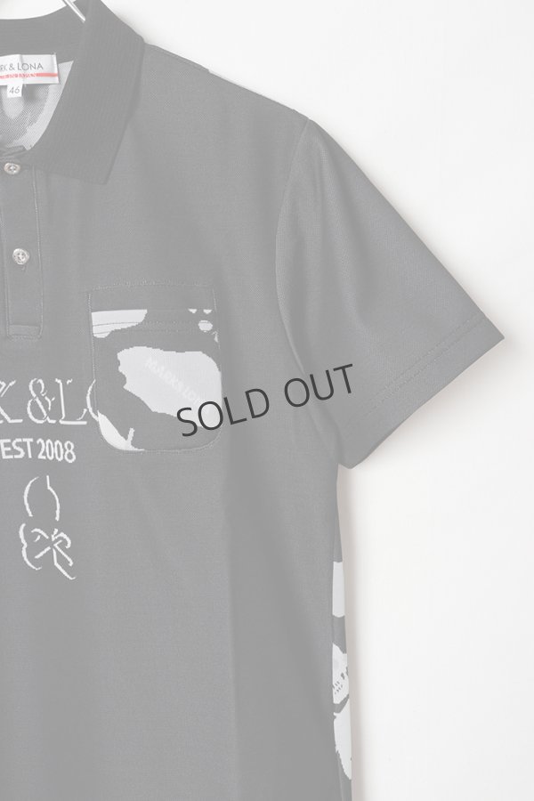 画像3: {SOLD}MARK & LONA マークアンドロナ Gauge Camouflage Jacquard Polo | MEN{-BFS} (3)