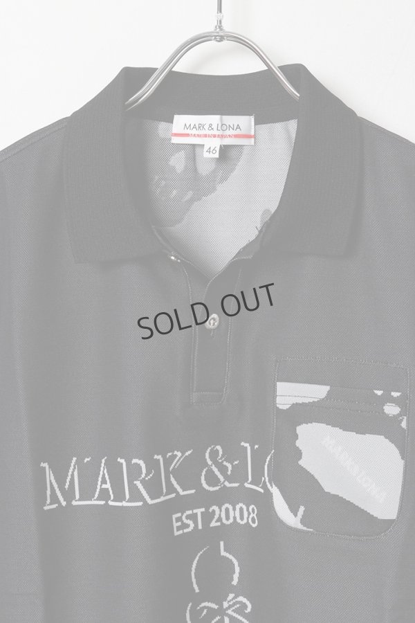 画像4: {SOLD}MARK & LONA マークアンドロナ Gauge Camouflage Jacquard Polo | MEN{-BFS} (4)