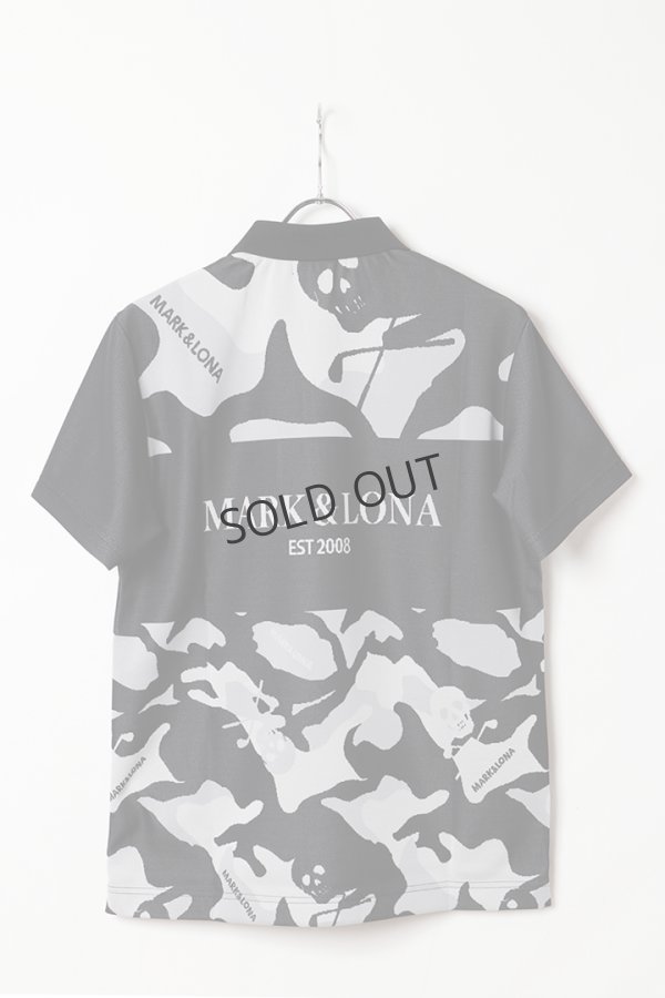 画像5: {SOLD}MARK & LONA マークアンドロナ Gauge Camouflage Jacquard Polo | MEN{-BFS} (5)