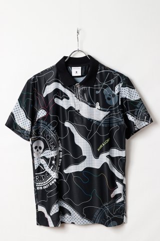 極美品 マークアンドロナ SLP ノースリーブポロシャツ Tライン