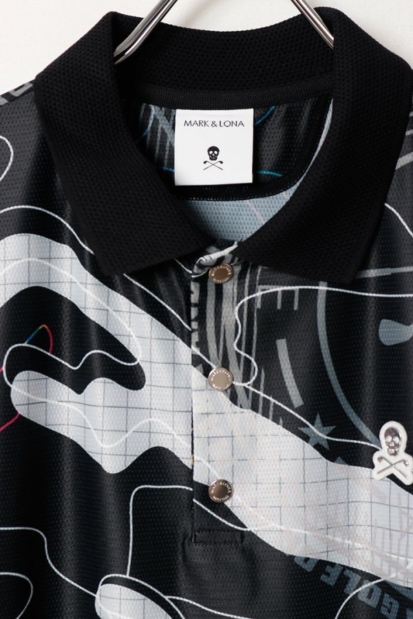 画像2: MARK & LONA マークアンドロナ Axon Camo Mesh Performance Polo | MEN{-BFS} (2)