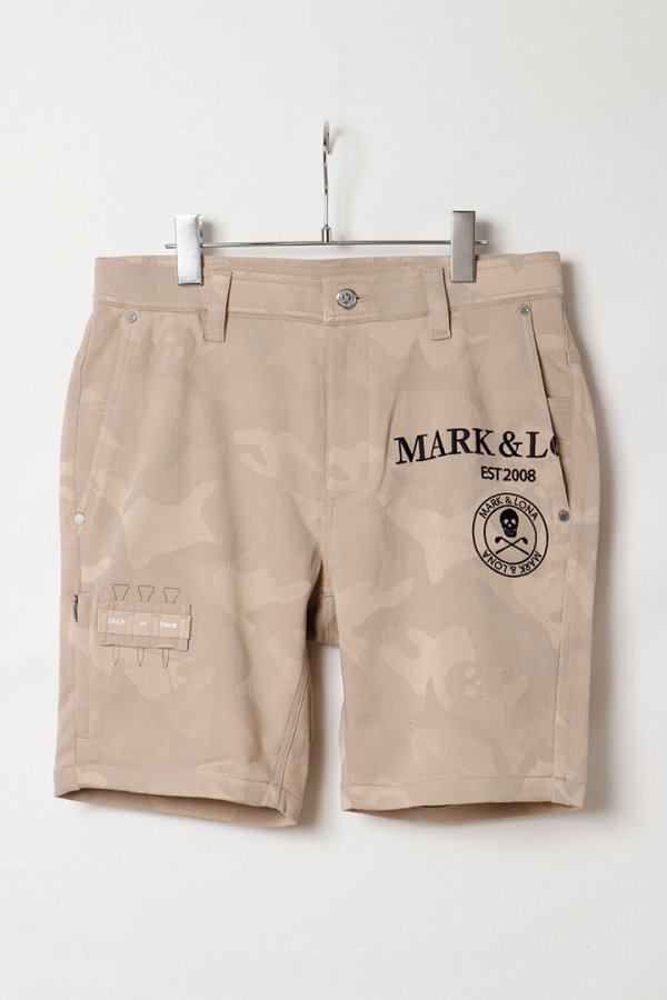 画像1: MARK & LONA マークアンドロナ Gauge Utility Camo Jacquard Shorts | MEN{-BFS} (1)