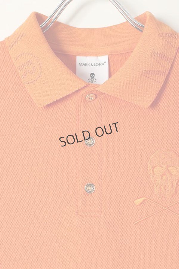 画像2: MARK & LONA マークアンドロナ Ace ECO-Polo | MEN{MLM-2A-AP09-ORG-BBS} (2)