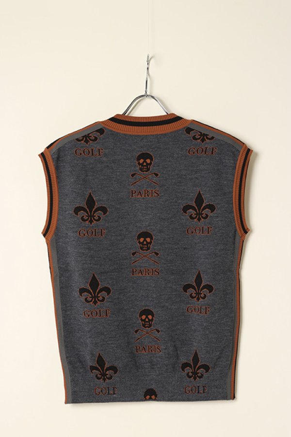 画像5: 【 40%OFF セール41,800円→25,080円】 MARK & LONA マークアンドロナ Atlas Jacquard Knit Vest | MEN{MLM-2C-AB01-CCL-BBA} (5)