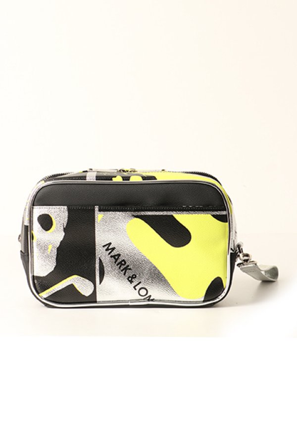 画像3: 【 30%OFF セール27,500円→19,250円】 MARK & LONA マークアンドロナ Cray Metallic Pouch{-BDS} (3)