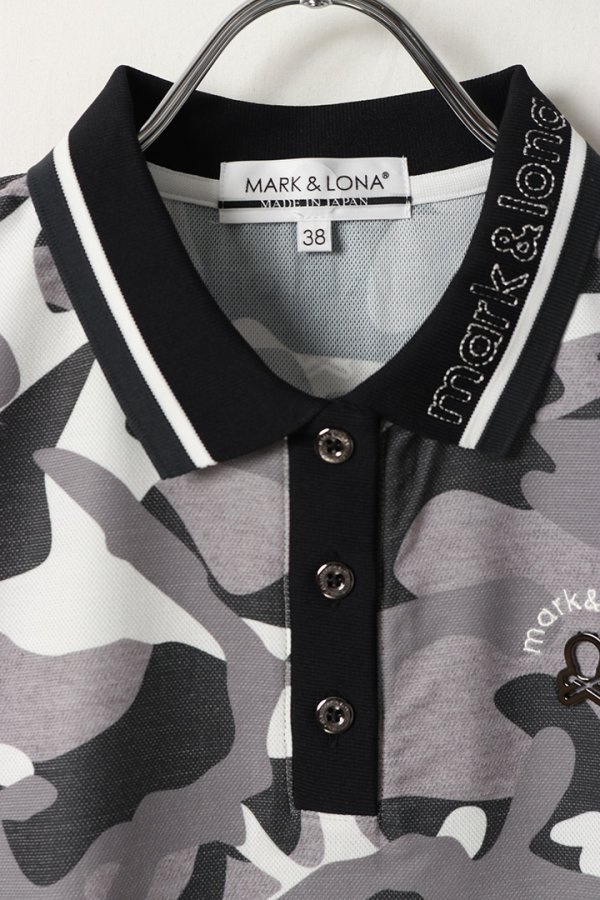 画像2: 【 10%OFF セール31,900円→28,710円】 MARK & LONA マークアンドロナ Gauge Camo Hybrid Polo | WOMEN{-BEA} (2)