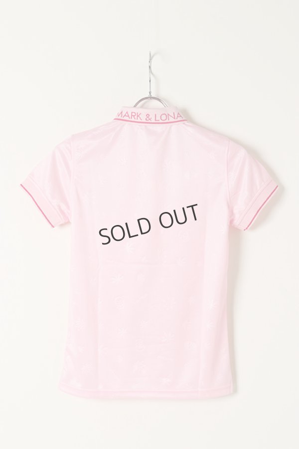 画像5: MARK & LONA マークアンドロナ Marijuana Emboss Polo{MLW-16S-P07-PNK-AFS} (5)