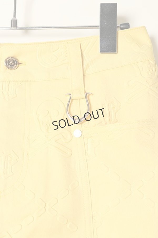 画像2: {SOLD}MARK & LONA マークアンドロナ Ruler Embossed Skirt | WOMEN{MLW-2C-AE06-YEL-BBA} (2)
