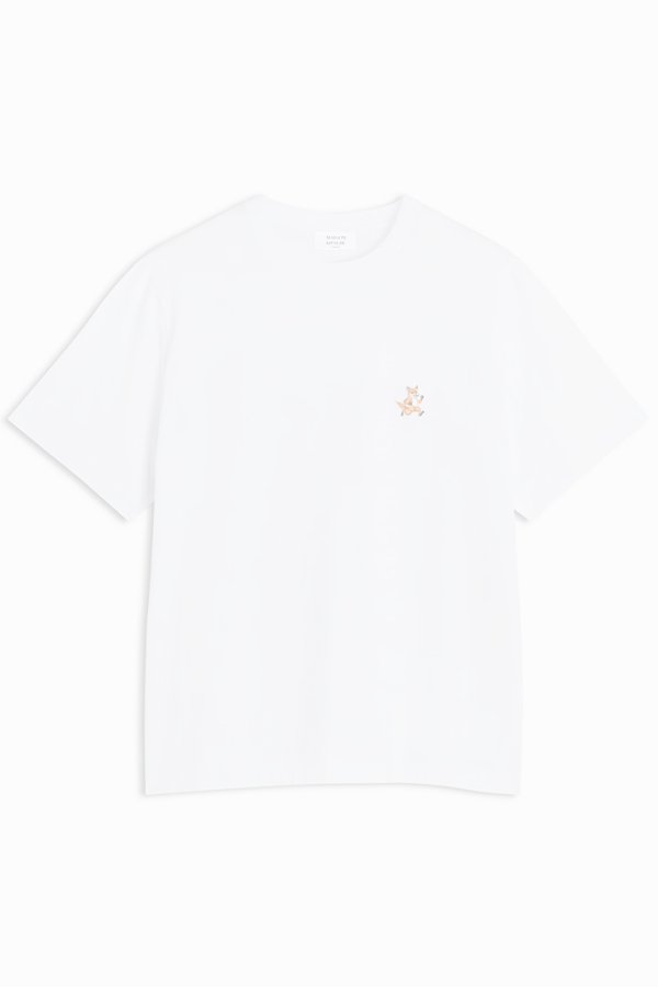 画像1: MAISON KITSUNE メゾンキツネ スピーディ フォックス パッチ コンフォート Tシャツ{-BES} (1)