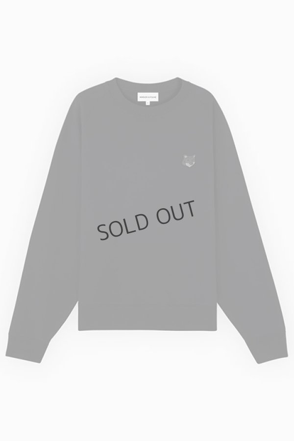 画像1: {SOLD}MAISON KITSUNE メゾンキツネ ボールド フォックスヘッド パッチ オーバーサイズ スウェットシャツ{-BDA} (1)