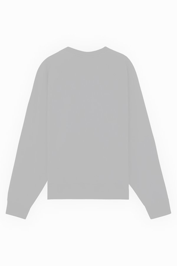 画像2:   MAISON KITSUNE メゾンキツネ ボールド フォックスヘッド パッチ オーバーサイズ スウェットシャツ {-BDA}  :MM00304KM0001P199  (2)