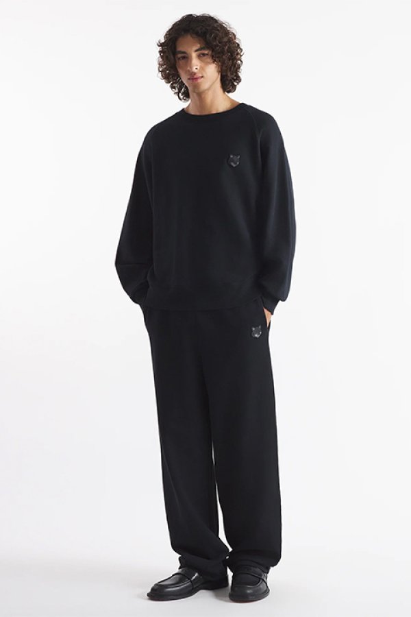 画像3: 【 30%OFF セール39,600円→27,720円】 MAISON KITSUNE メゾンキツネ ボールド フォックスヘッド パッチ オーバーサイズ スウェットシャツ{-BDA} (3)