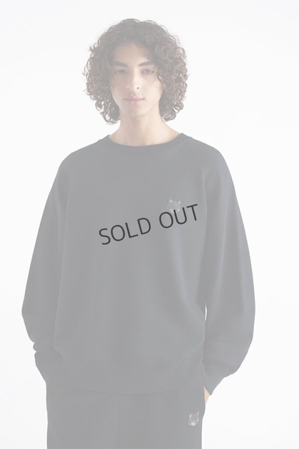 画像4: {SOLD}MAISON KITSUNE メゾンキツネ ボールド フォックスヘッド パッチ オーバーサイズ スウェットシャツ{-BDA} (4)