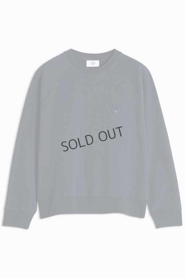 画像1: {SOLD}MAISON KITSUNE メゾンキツネ ボールド フォックスヘッド パッチ オーバーサイズ スウェットシャツ{-BDA} (1)