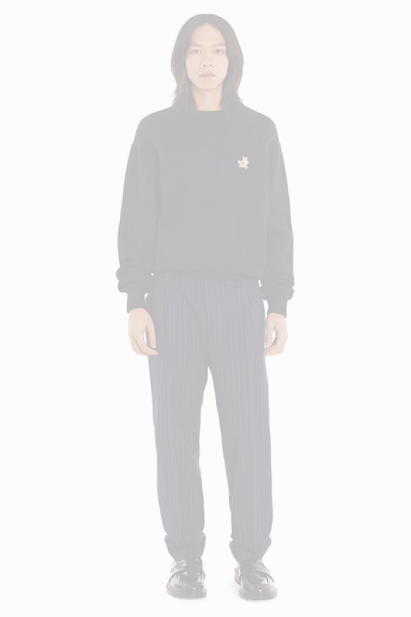 画像3:   MAISON KITSUNE メゾンキツネ スピーディー フォックス パッチ コンフォート スウェットシャツ {-BDA}  :MM00313KM0307P199  (3)