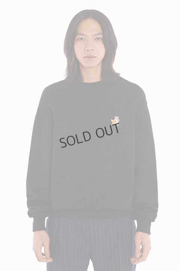 画像4: {SOLD}MAISON KITSUNE メゾンキツネ スピーディー フォックス パッチ コンフォート スウェットシャツ{-BDA} (4)