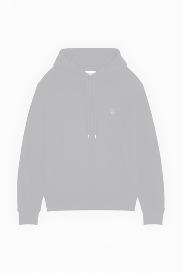 画像1:   MAISON KITSUNE メゾンキツネ ボールド フォックスヘッド パッチ コンフォート フーディ {-BDA}  :MM00713KM0307P199  (1)