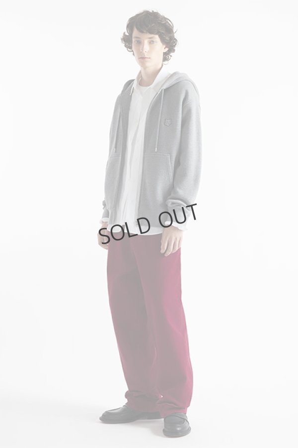画像3: {SOLD}MAISON KITSUNE メゾンキツネ ボールド フォックスヘッド パッチ コンフォート ジップ パーカー{-BDA} (3)