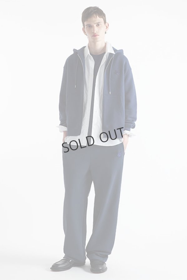 画像3: {SOLD}MAISON KITSUNE メゾンキツネ ボールド フォックスヘッド パッチ コンフォート ジップ パーカー{-BDA} (3)