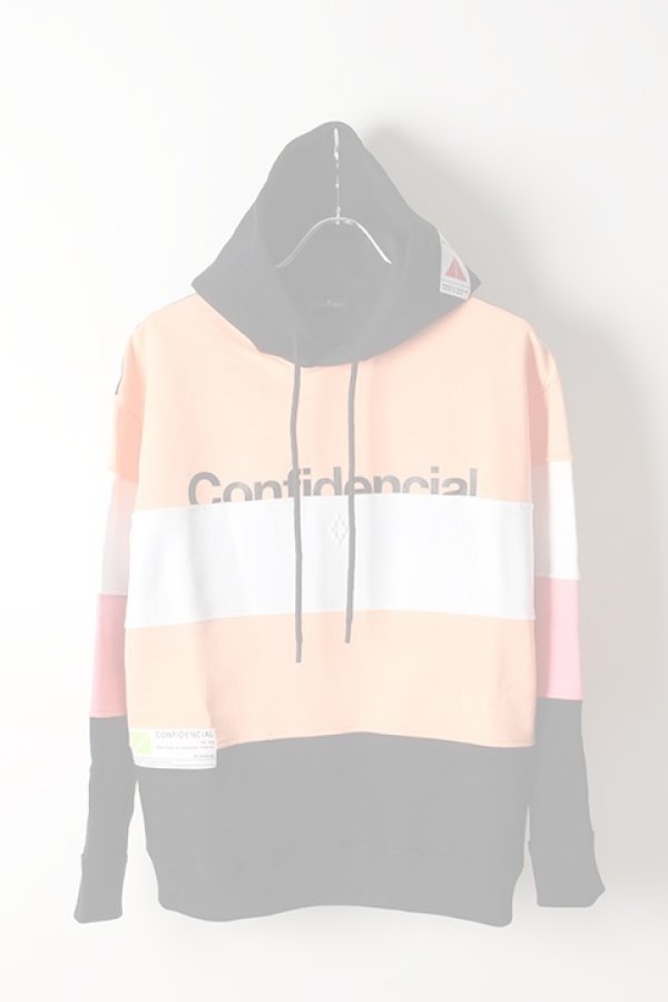 画像1:  {SOLD} MARCELO BURLON マルセロ ブロン PATCHES STRIPES OVER HOODIE{-AIS} (1)