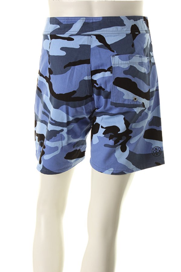 画像2: 【 50%OFF セール16,500円→8,250円】 Marbles×SURT マーブルズ×サート CAMO SURF SHORTS{MPT-S16SU01-BLUCAM-AFA} (2)