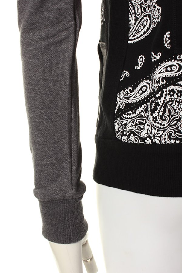 画像5: 【 40%OFF セール50,600円→30,360円】 1piu1uguale3 ウノピゥウノウグァーレトレ PLAIN BANDANA URAKE PATCH-WORK ZIP PARKA{MRB051-COT151-94-AFS} (5)