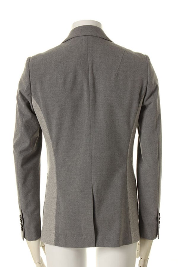 画像2: 【 30%OFF セール88,000円→61,600円】 1piu1uguale3 ウノピゥウノウグァーレトレ CARREMAN MONNET RELAX TAYLOR RIB 2B JACKET{MRB054-PRY013-95-AFA} (2)