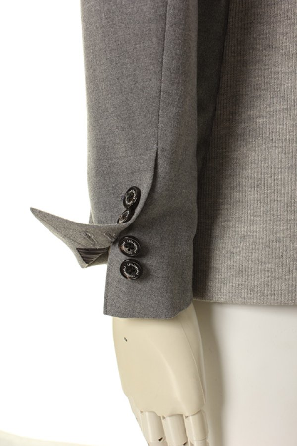 画像4: 【 30%OFF セール88,000円→61,600円】 1piu1uguale3 ウノピゥウノウグァーレトレ CARREMAN MONNET RELAX TAYLOR RIB 2B JACKET{MRB054-PRY013-95-AFA} (4)