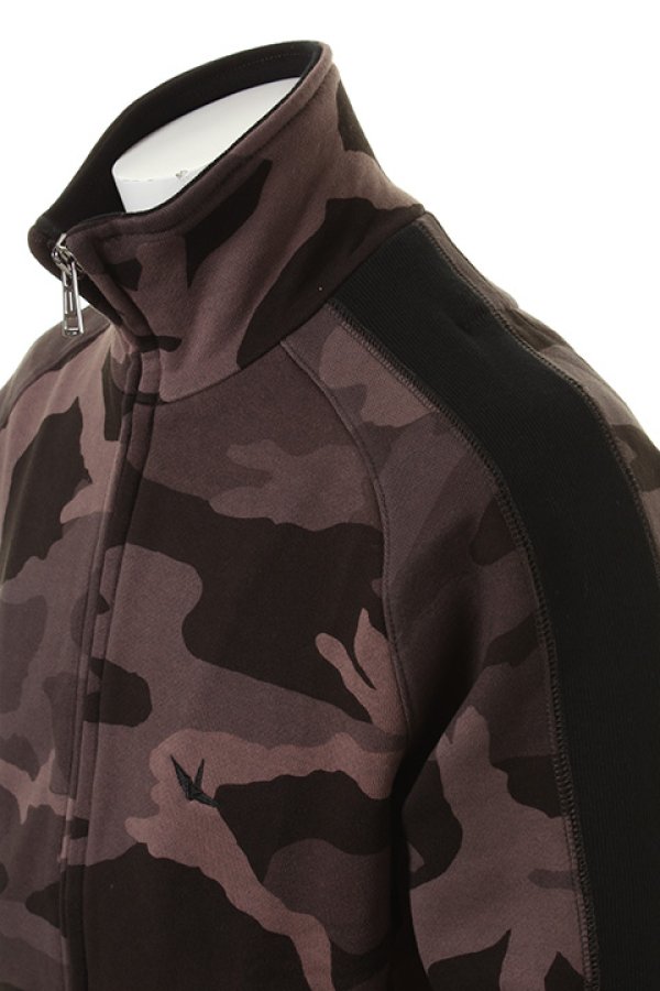 画像4: 1piu1uguale3 ウノピゥウノウグァーレトレ ORIGINAL SWEAT 'CAMO' LINE TRACK PARKA{MRB120-COT124-99-AEA} (4)