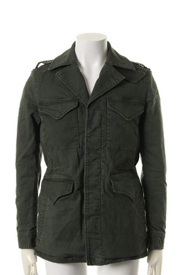 画像3: 【 30%OFF セール104,500円→73,150円】 1piu1uguale3 ウノピゥウノウグァーレトレ×LEON STRETCH MORESKIN NEW M-43 【LEON 3月号掲載商品】{MRB148-CTU055-65-AFS} (3)