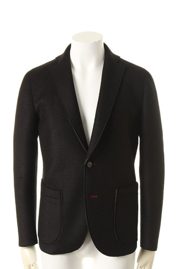 画像2: 【 30%OFF セール74,800円→52,360円】 1piu1uguale3 ウノピゥウノウグァーレトレ WOOL BONDING KNIT by ITALY Lanificio ROMA TPS 2B JKT{MRB161-WOA002-99/95-AFA} (2)