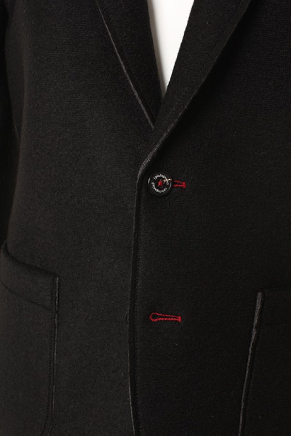 画像5: 【 30%OFF セール74,800円→52,360円】 1piu1uguale3 ウノピゥウノウグァーレトレ WOOL BONDING KNIT by ITALY Lanificio ROMA TPS 2B JKT{MRB161-WOA002-99/95-AFA} (5)