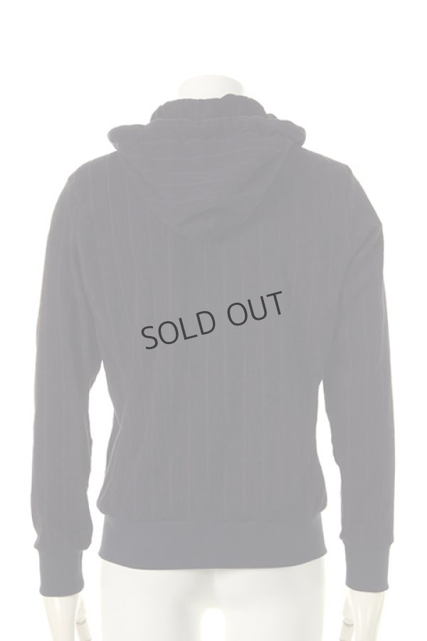 画像3: 1piu1uguale3 ウノピゥウノウグァーレトレ IMABARI TOWEL JERSEY【SHADOW STRIPE】TOWEL ZIP PARKA{MRB197-CTU136-H57-AGS} (3)