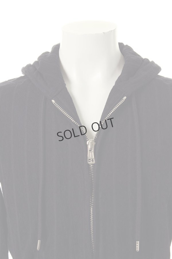 画像5: 1piu1uguale3 ウノピゥウノウグァーレトレ IMABARI TOWEL JERSEY【SHADOW STRIPE】TOWEL ZIP PARKA{MRB197-CTU136-H57-AGS} (5)