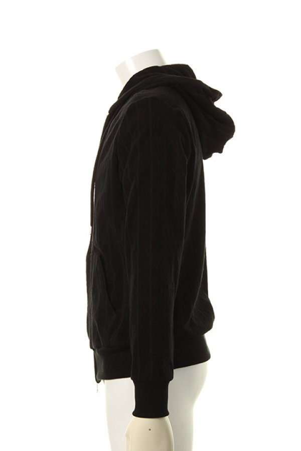 画像4: 【 40%OFF セール49,500円→29,700円】 1piu1uguale3 ウノピゥウノウグァーレトレ IMABARI TOWEL JERSEY【SHADOW STRIPE】TOWEL ZIP PARKA{MRB197-CTU136-H99-AGS} (4)