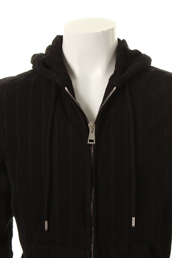 画像5: 【 40%OFF セール49,500円→29,700円】 1piu1uguale3 ウノピゥウノウグァーレトレ IMABARI TOWEL JERSEY【SHADOW STRIPE】TOWEL ZIP PARKA{MRB197-CTU136-H99-AGS} (5)