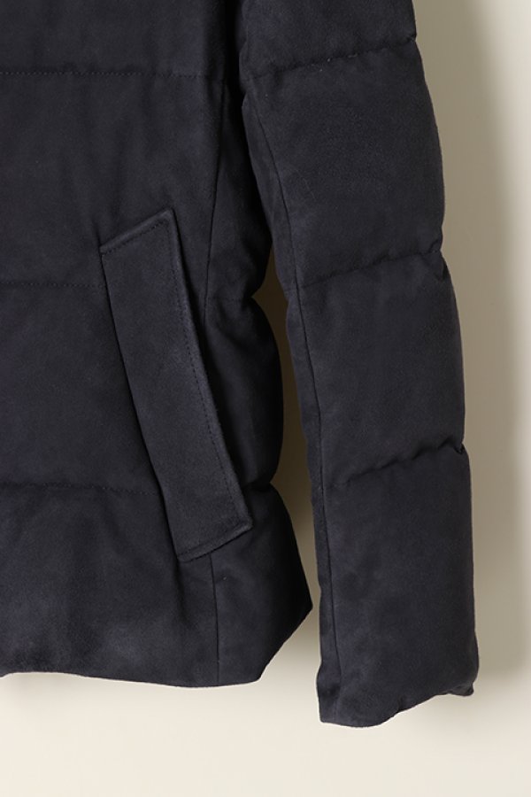 画像3: 【 30%OFF セール308,000円→215,600円】 1piu1uguale3 ウノピゥウノウグァーレトレ GOAT SUEDE HOODED DOWN{MRB253-GOT001-57-AGA} (3)