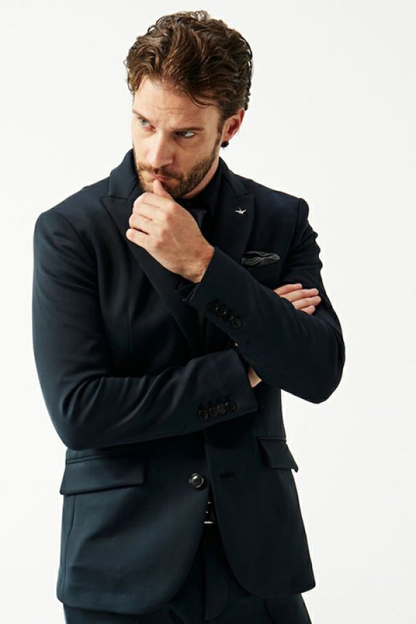 画像6: 【 30%OFF セール121,000円→84,700円】 1piu1uguale3 ウノピゥウノウグァーレトレ 2B JACKET{-BDS} (6)