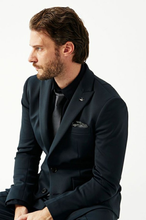 画像7: 【 30%OFF セール121,000円→84,700円】 1piu1uguale3 ウノピゥウノウグァーレトレ 2B JACKET{-BDS} (7)