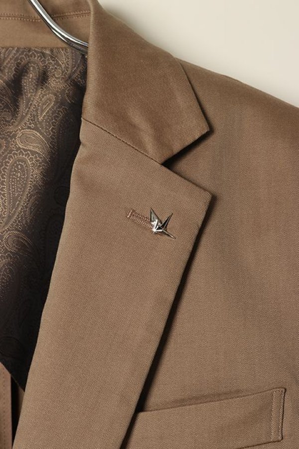 画像2: 【 30%OFF セール121,000円→84,700円】 1piu1uguale3 ウノピゥウノウグァーレトレ RIB JACKET / COOL MOTION TWILL{-BCS} (2)