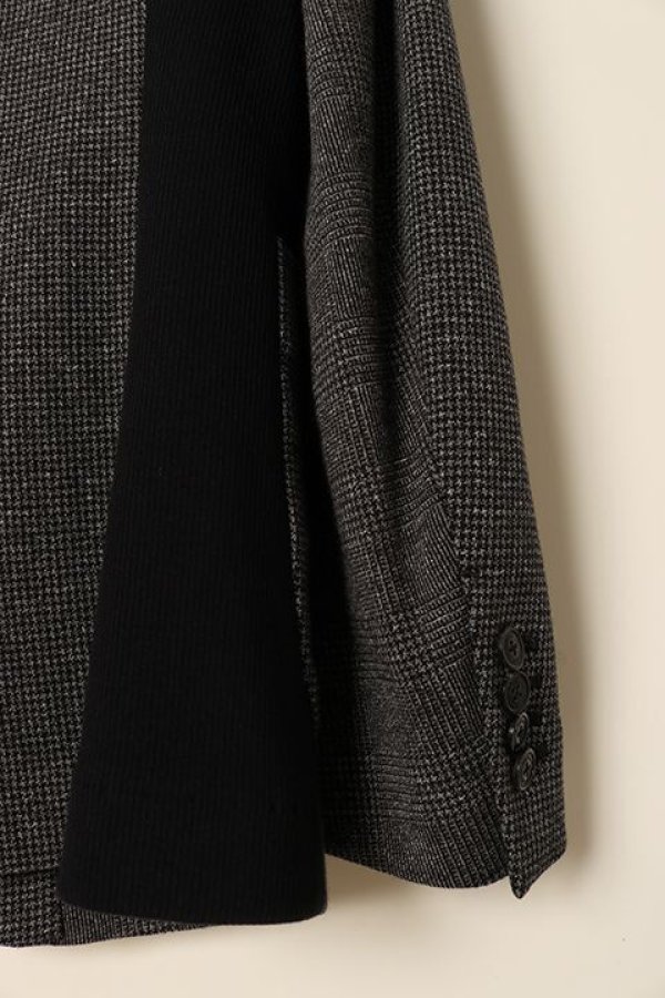 画像8: 【 30%OFF セール132,000円→92,400円】 1piu1uguale3 ウノピゥウノウグァーレトレ CRAZY RIB JKT{MRB639-WCT009-DE99-BCA} (8)