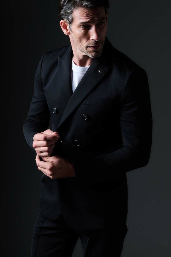 画像2: 【 30%OFF セール132,000円→92,400円】 1piu1uguale3 ウノピゥウノウグァーレトレ COMFY W-JKT {-BES}  (2)