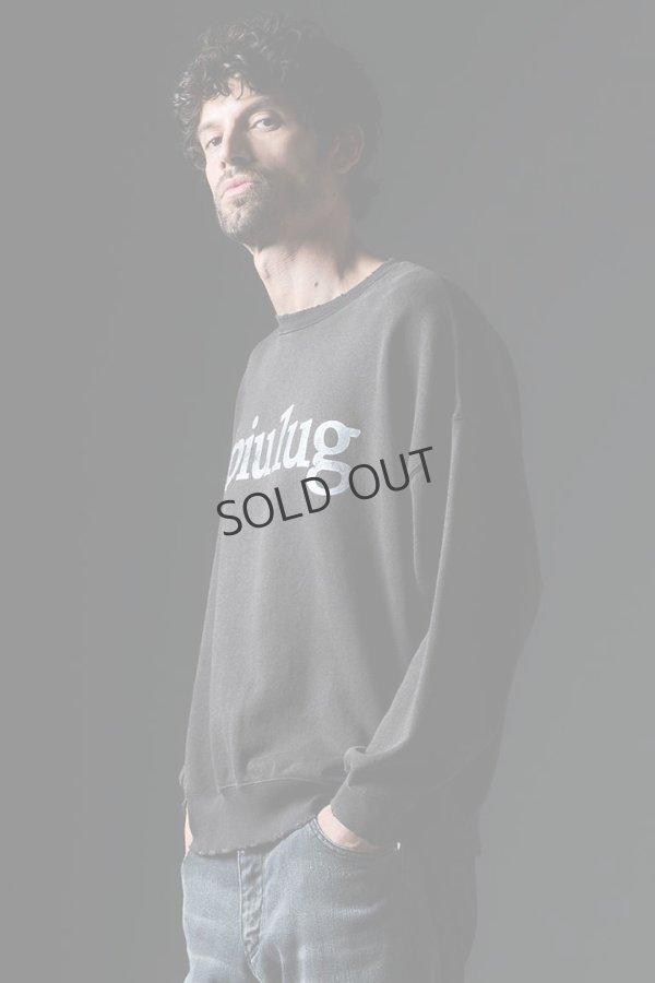 画像2: {SOLD}1piu1uguale3 ウノピゥウノウグァーレトレ 113 L/S VINTAGE CREW SWEAT{-BES} (2)