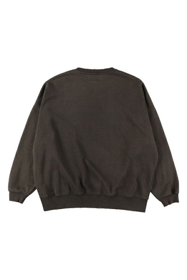 画像5: 【 20%OFF セール49,500円→39,600円】 1piu1uguale3 ウノピゥウノウグァーレトレ 113 L/S VINTAGE CREW SWEAT{-BES} (5)