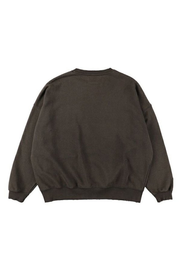 画像5: 【 20%OFF セール49,500円→39,600円】 1piu1uguale3 ウノピゥウノウグァーレトレ 113 L/S VINTAGE CREW SWEAT{-BES} (5)