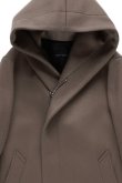 画像6: {SOLD}1piu1uguale3 ウノピゥウノウグァーレトレ WRAP HOODED COAT{-BEA} (6)