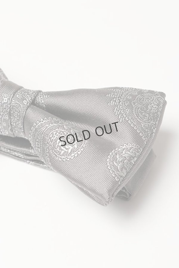 画像2: {SOLD}1piu1uguale3 ウノピゥウノウグァーレトレ ORIGINAL PAISLEY SILK BOW TIE{MRG172-SLK026-G95-AIA} (2)