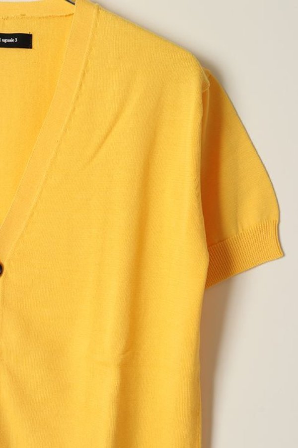 画像4: 【 40%OFF セール42,900円→25,740円】 1piu1uguale3 ウノピゥウノウグァーレトレ GIZA COTTON S/S V CARDIGAN{MRK044-COT135-33-AFS} (4)