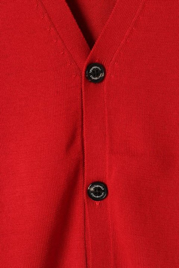画像3: 【 40%OFF セール42,900円→25,740円】 1piu1uguale3 ウノピゥウノウグァーレトレ GIZA COTTON S/S V CARDIGAN{MRK044-COT135-45-AFS} (3)