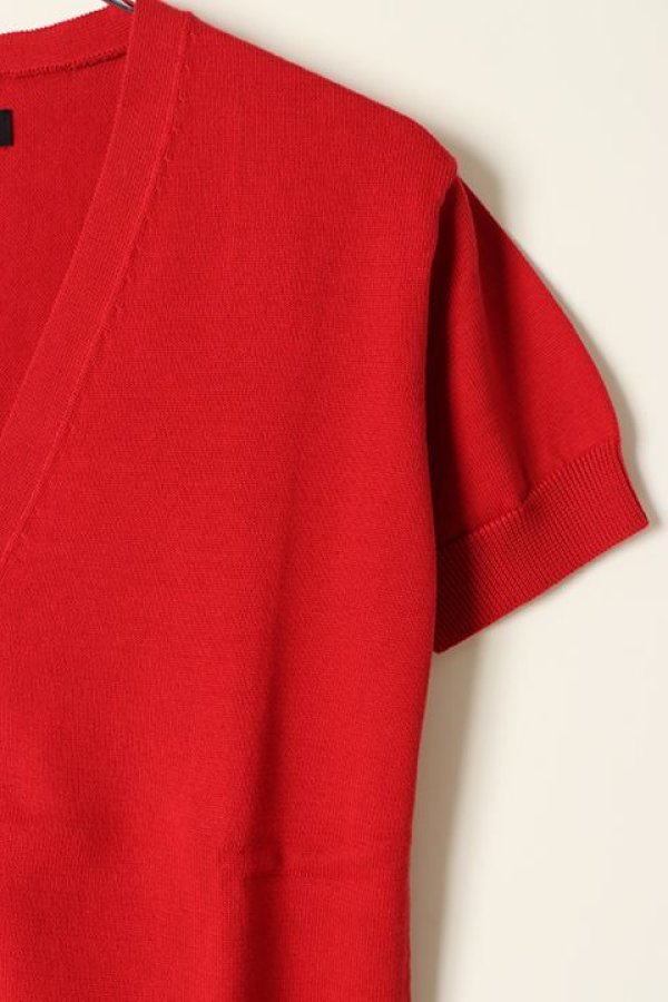 画像4: 【 40%OFF セール42,900円→25,740円】 1piu1uguale3 ウノピゥウノウグァーレトレ GIZA COTTON S/S V CARDIGAN{MRK044-COT135-45-AFS} (4)